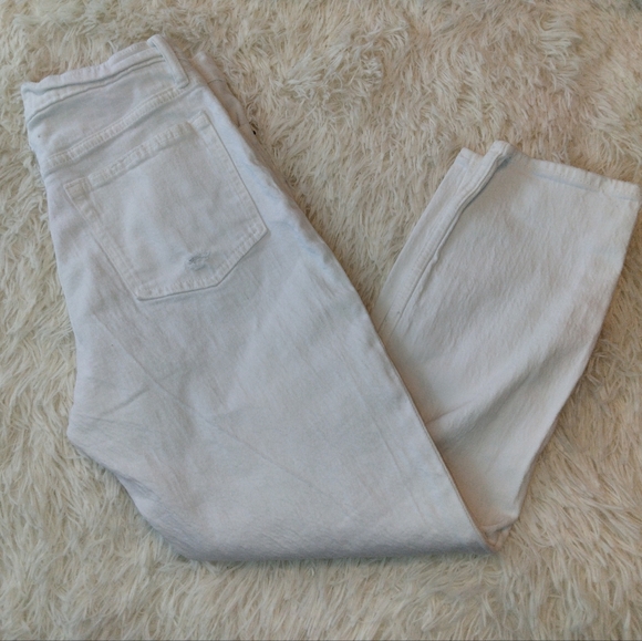 New Abercrombie & Fitch The Skinny High Rise Jeans White Size 28 - Picture 4 of 11